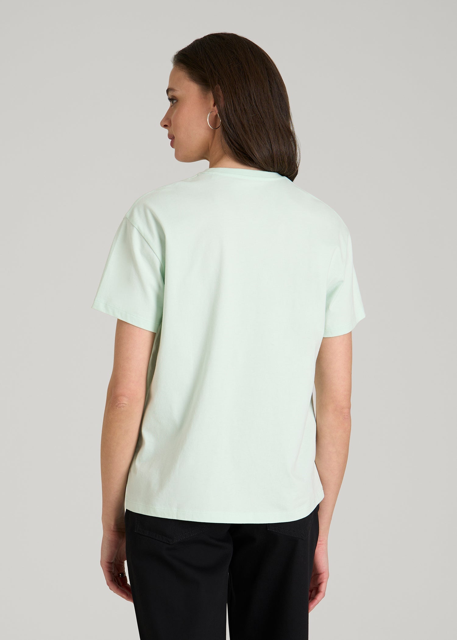 American Tall For Sale | Equestrian Graphic Tee for Tall Women in Blue