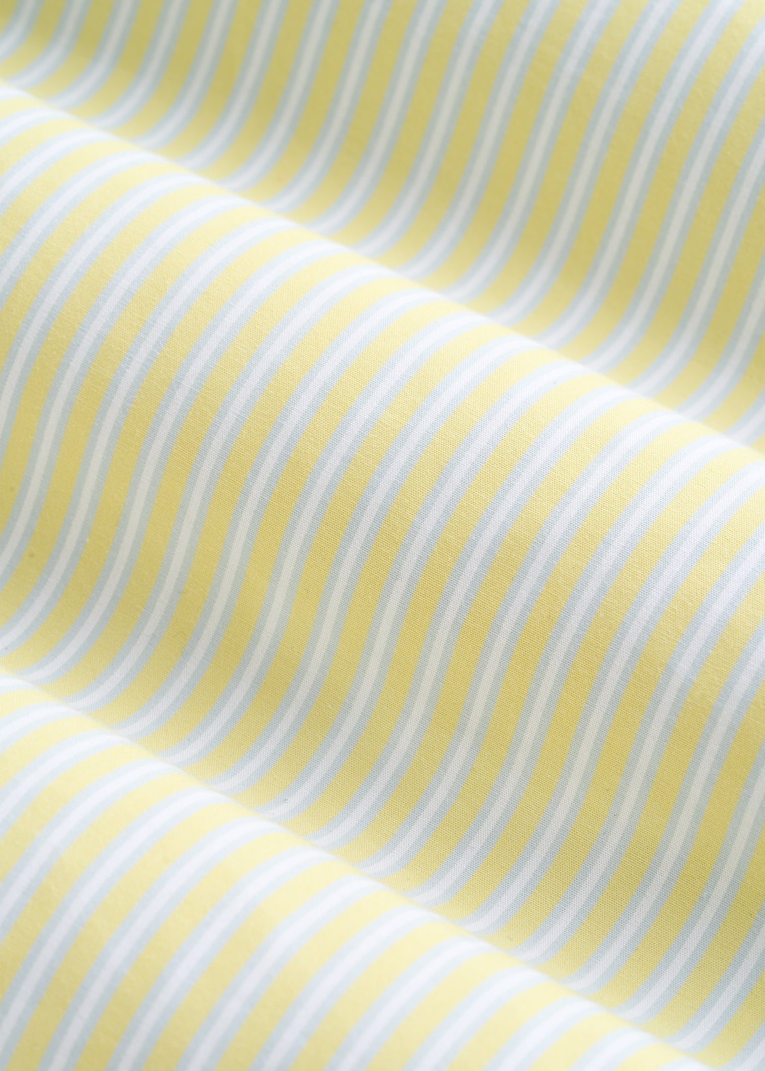American Tall Online | Oversized Poplin Button Shirt for Tall Women in Lemon Drop Stripe