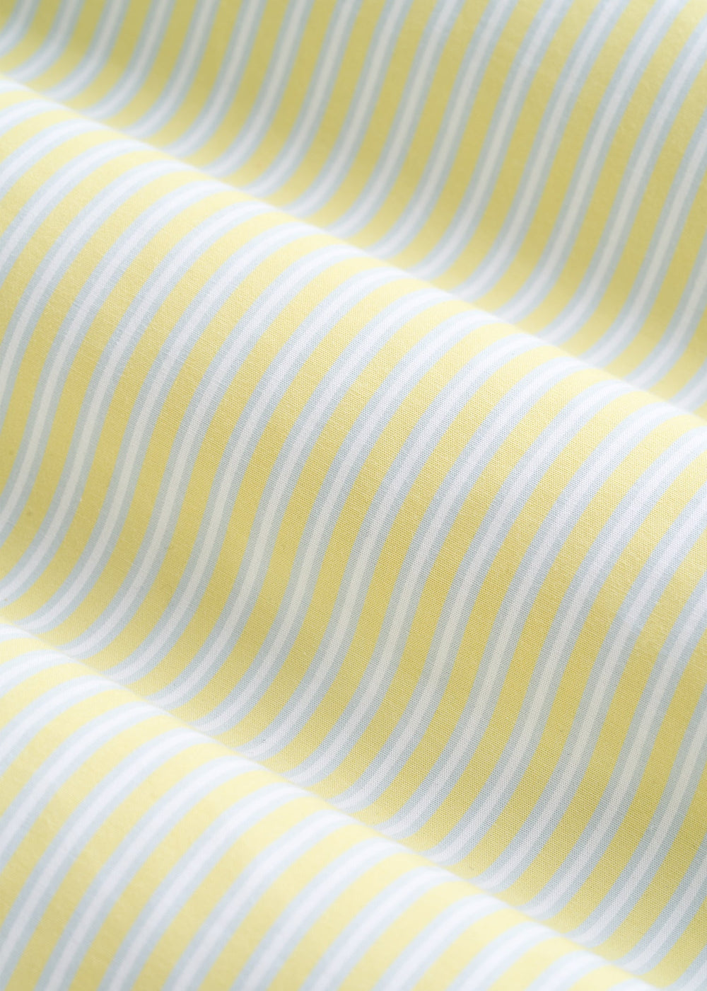 American Tall Online | Oversized Poplin Button Shirt for Tall Women in Lemon Drop Stripe