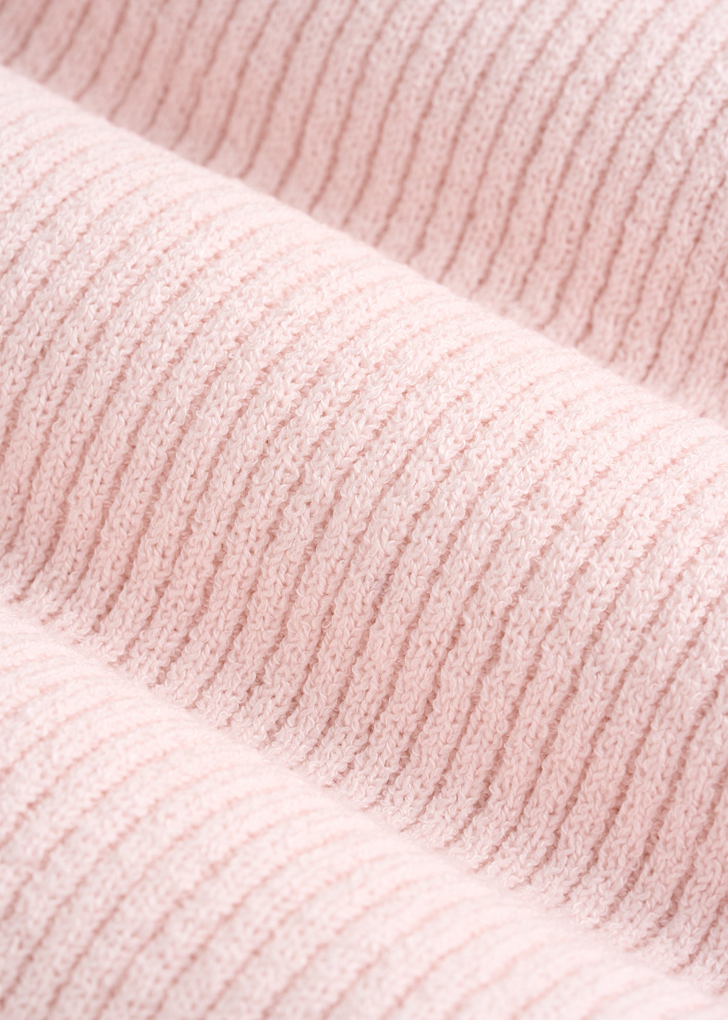 American Tall Sale | Boucle Knit Tank for Tall Women in Barely Pink