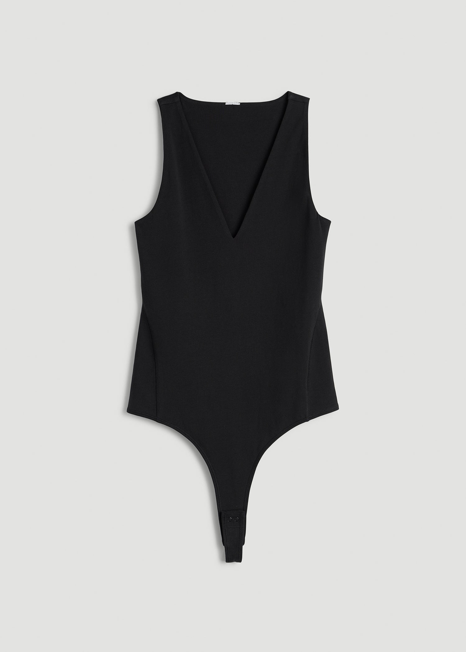 American Tall For Sale | Cotton Blend Sleeveless V-Neck Bodysuit for Tall Women in Black