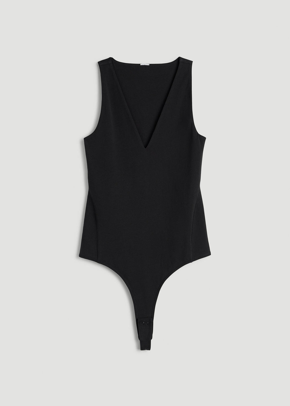 American Tall For Sale | Cotton Blend Sleeveless V-Neck Bodysuit for Tall Women in Black