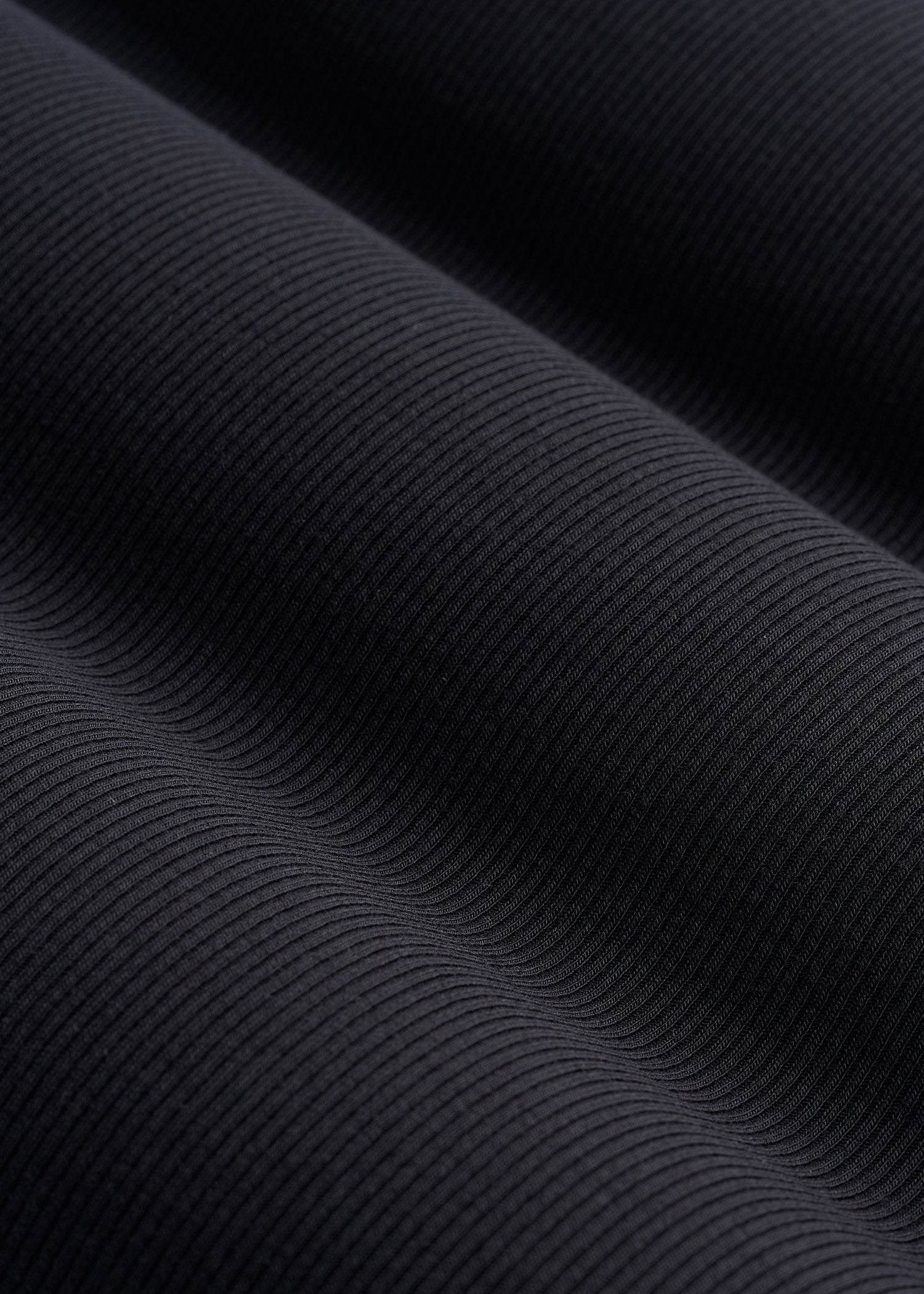 American Tall For Sale | Long Sleeve Ribbed Square Neck Top for Tall Women in Black
