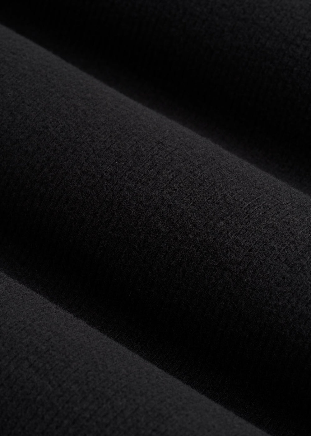 American Tall Discount | Long Sleeve Ribbed Crewneck Henley Shirt for Tall Women in Black