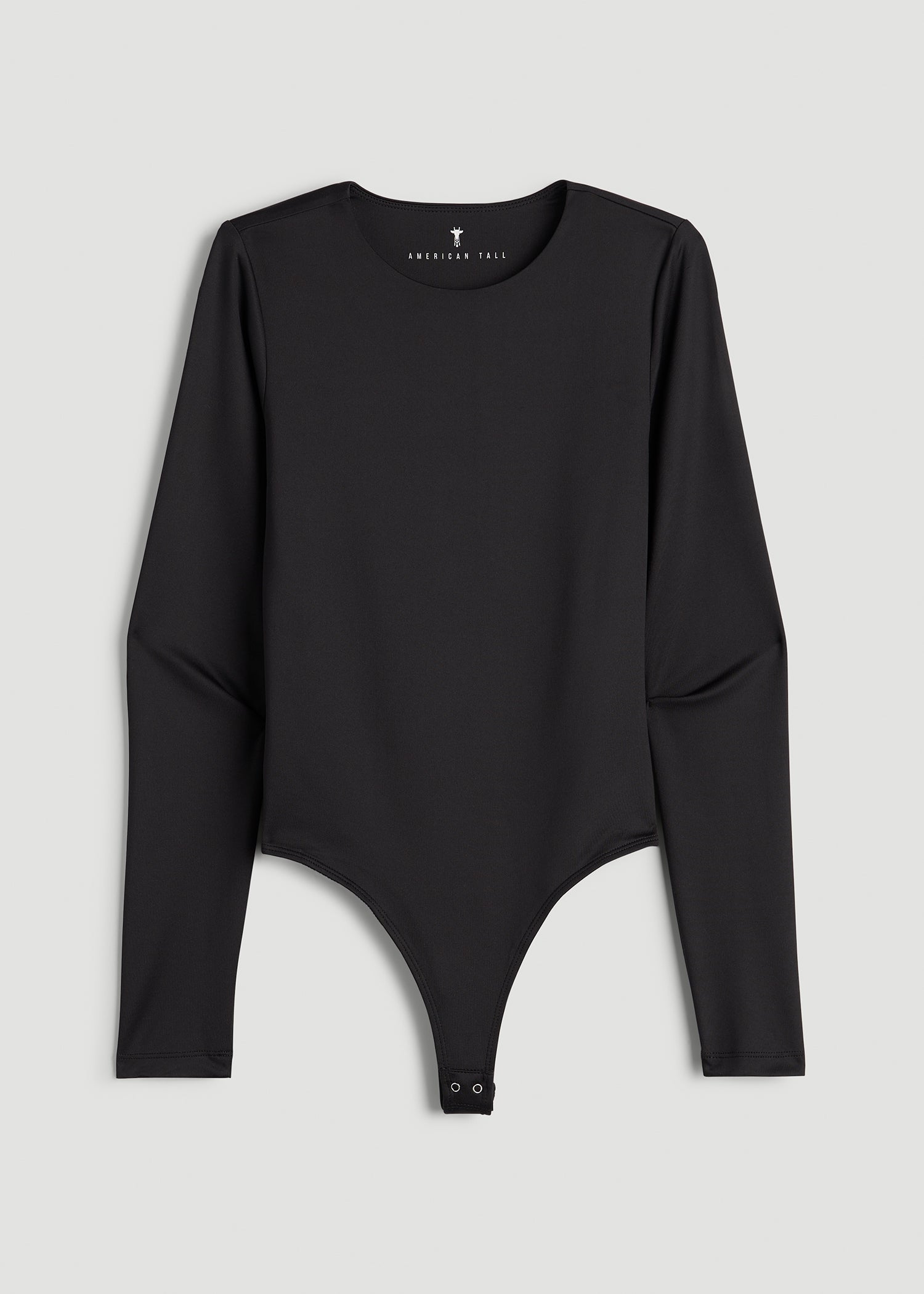 American Tall Online | Long Sleeve Bodysuit for Tall Women in Black