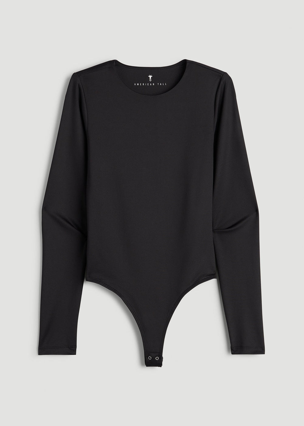 American Tall Online | Long Sleeve Bodysuit for Tall Women in Black