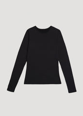 American Tall Online | Base Layer Long Sleeve Shirt for Tall Women in Black