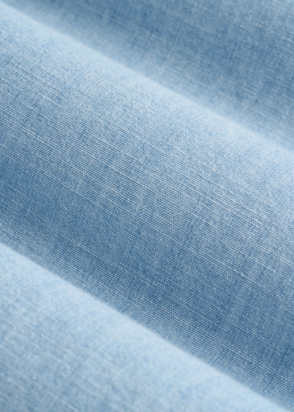 American Tall For Sale | Stretch Chambray Shirt for Tall Women in Light Blue Chambray