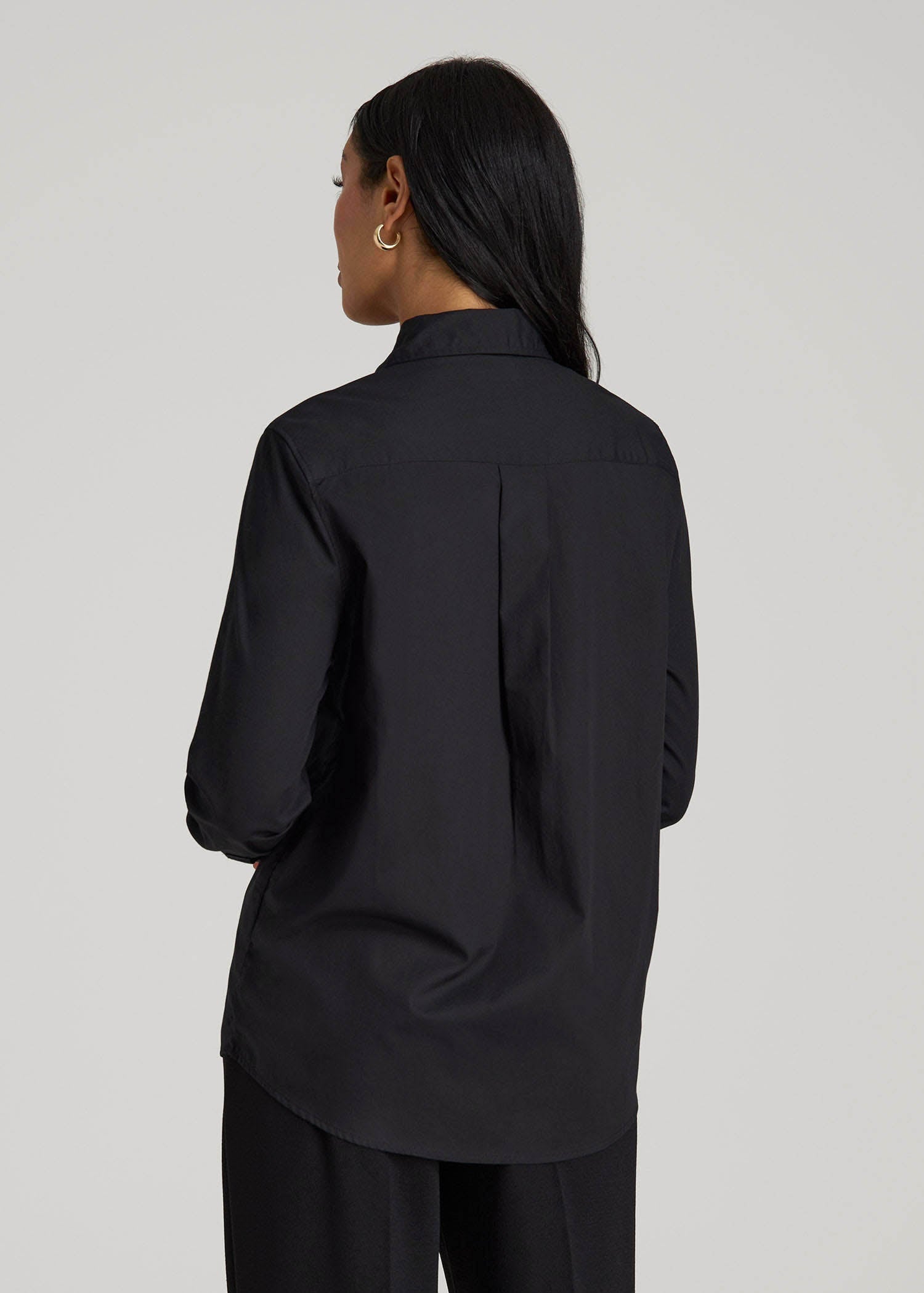 American Tall For Sale | Regular Fit Dress Shirt for Tall Women in Black