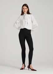 American Tall Online Shop | Satin Blouse With Bow for Tall Women in White