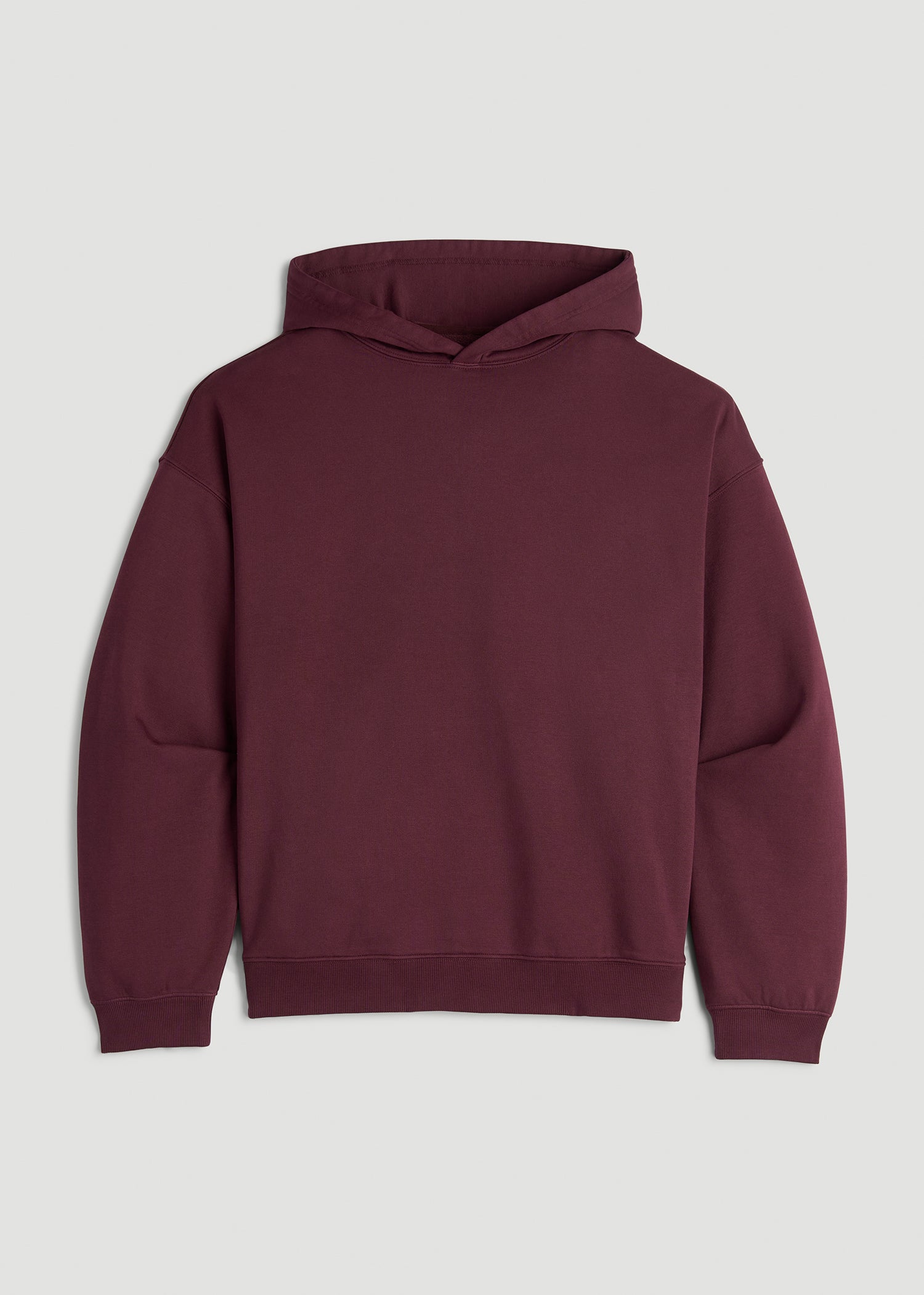 American Tall Outlet | Garment Dyed Hoodie for Tall Women in Tawny Port