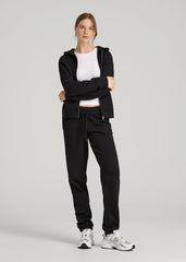 American Tall For Sale | Wearever Fleece Full-Zip Hoodie for Tall Women in Black