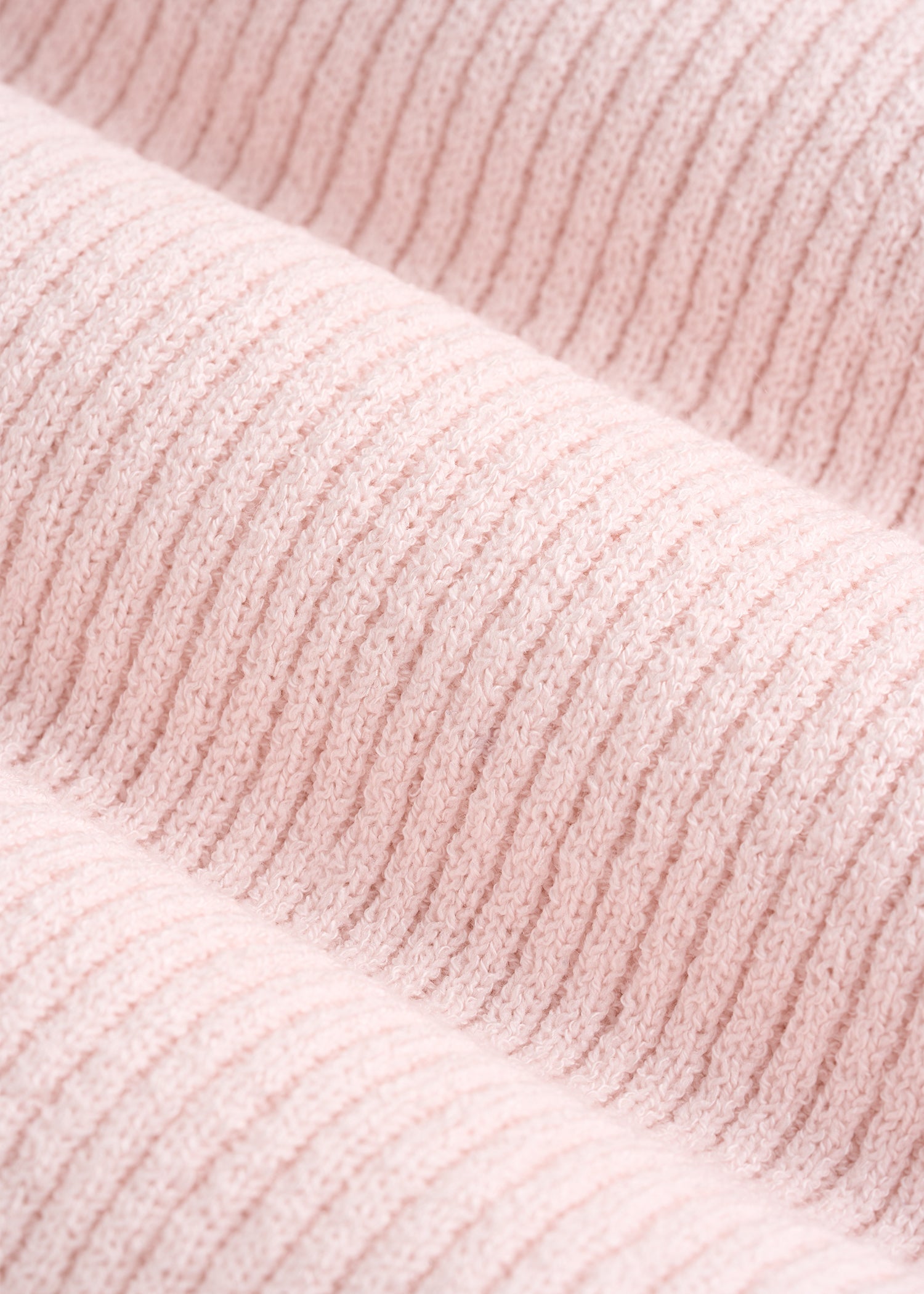 American Tall For Sale | Boucle Knit Cardigan for Tall Women in Barely Pink