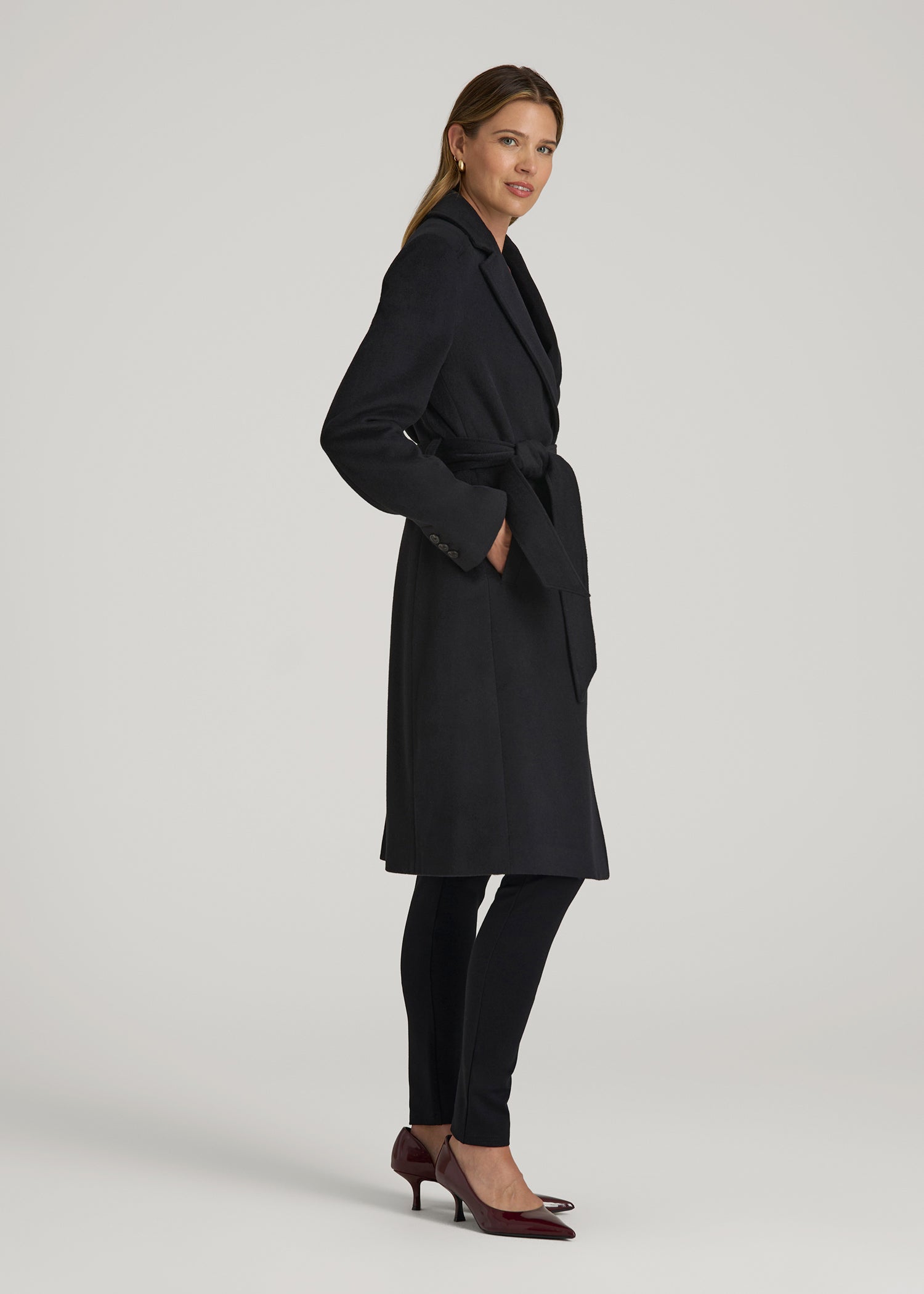 American Tall Online Shop | Wool Coat for Tall Women in Black