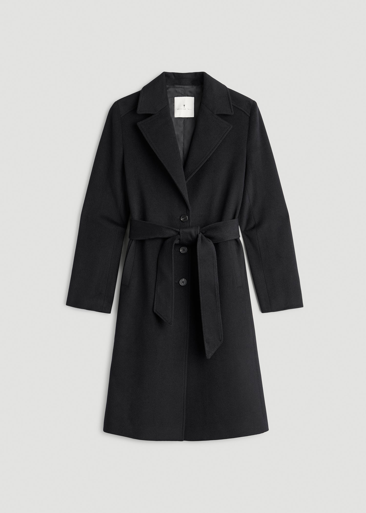 American Tall Online Shop | Wool Coat for Tall Women in Black