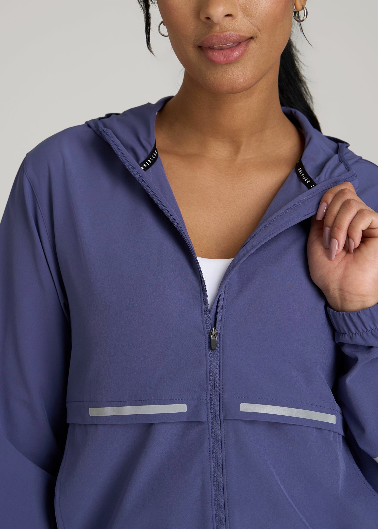 American Tall For Sale | Featherweight Packable Jacket for Tall Women in Future Dusk