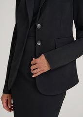 American Tall Online Shop | SLIM-FIT Two Button Blazer for Tall Women in Black