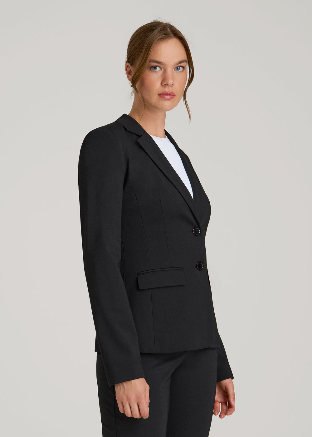 American Tall Online Shop | SLIM-FIT Two Button Blazer for Tall Women in Black