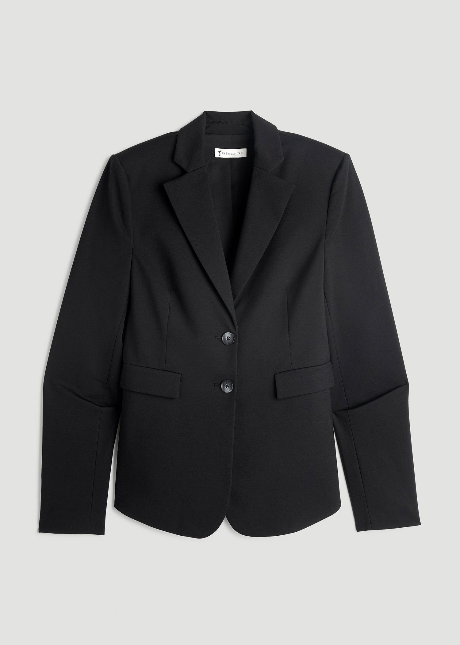 American Tall Online Shop | SLIM-FIT Two Button Blazer for Tall Women in Black