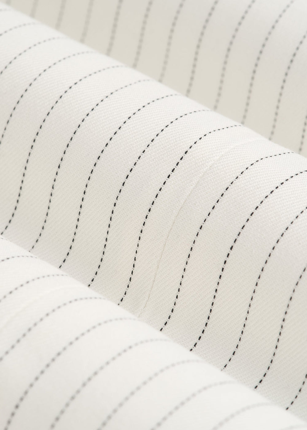 American Tall For Sale | Tailored Vest for Tall Women in Off White Pinstripe