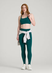 American Tall Online Shop | Balance Multi-Strap Sports Bra for Tall Women in Deep Teal