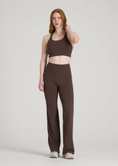 American Tall Online | Balance Crisscross Sports Bra for Tall Women in Espresso
