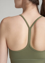 American Tall Online Shop | Racerback Sports Bra for Tall Women in Olive