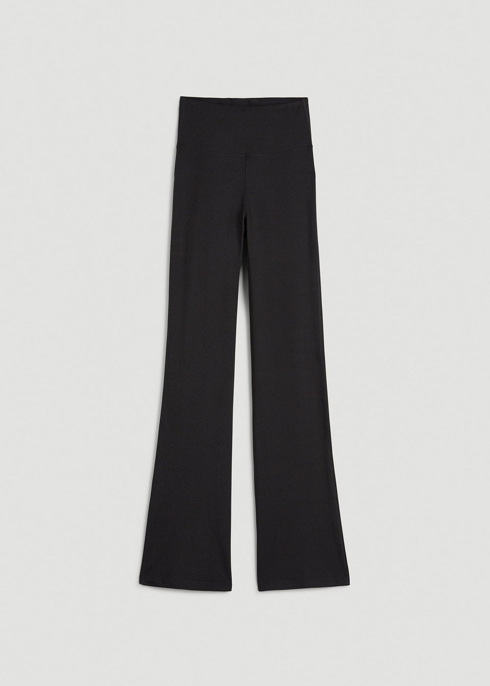 American Tall Online | Ultra Soft High Rise Flare Yoga Pants for Tall Women in Black Mix