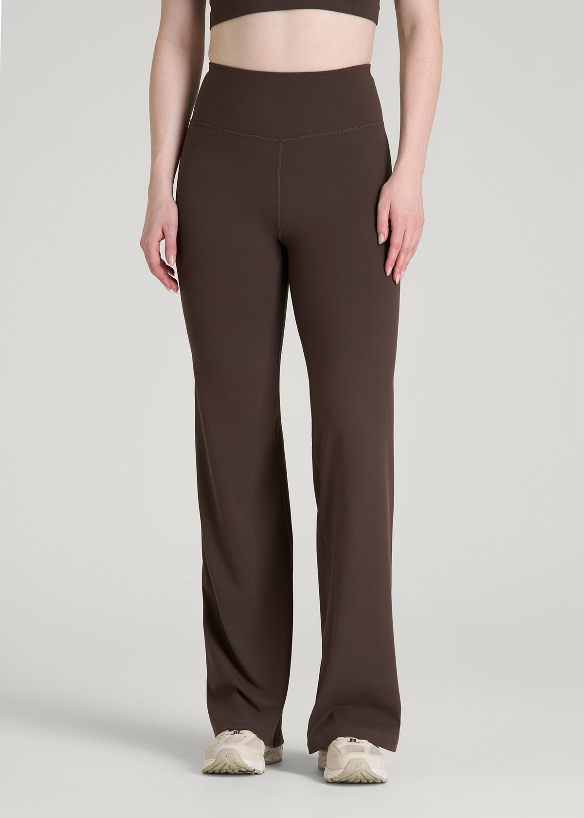 American Tall Sale | Balance Wide Leg Yoga Pants for Tall Women in Espresso