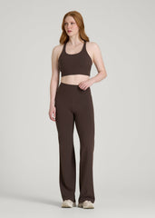 American Tall Sale | Balance Wide Leg Yoga Pants for Tall Women in Espresso
