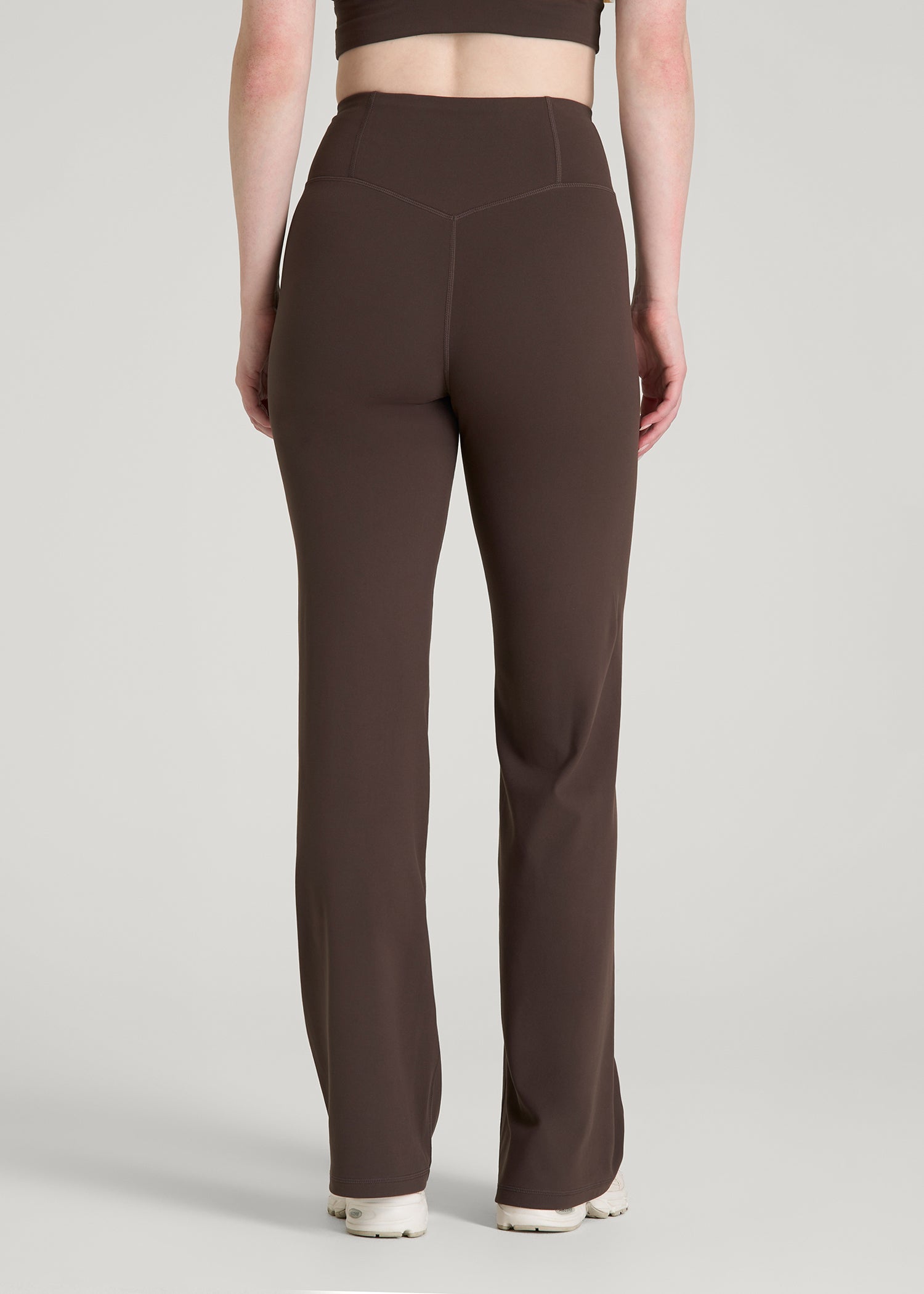 American Tall Sale | Balance Wide Leg Yoga Pants for Tall Women in Espresso