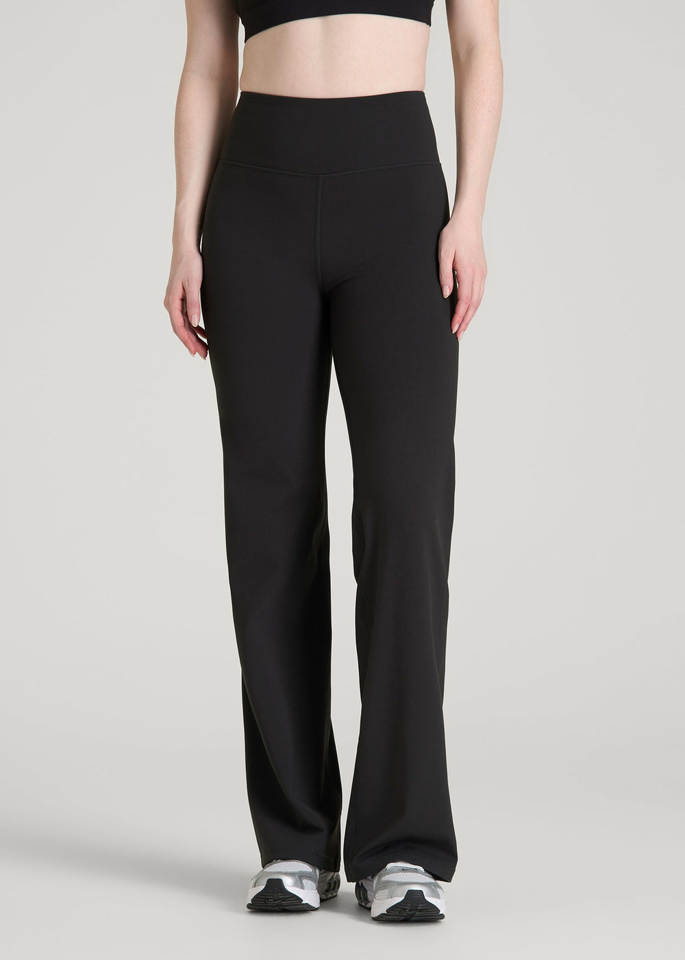 American Tall Outlet | Balance Wide Leg Yoga Pants for Tall Women in Black
