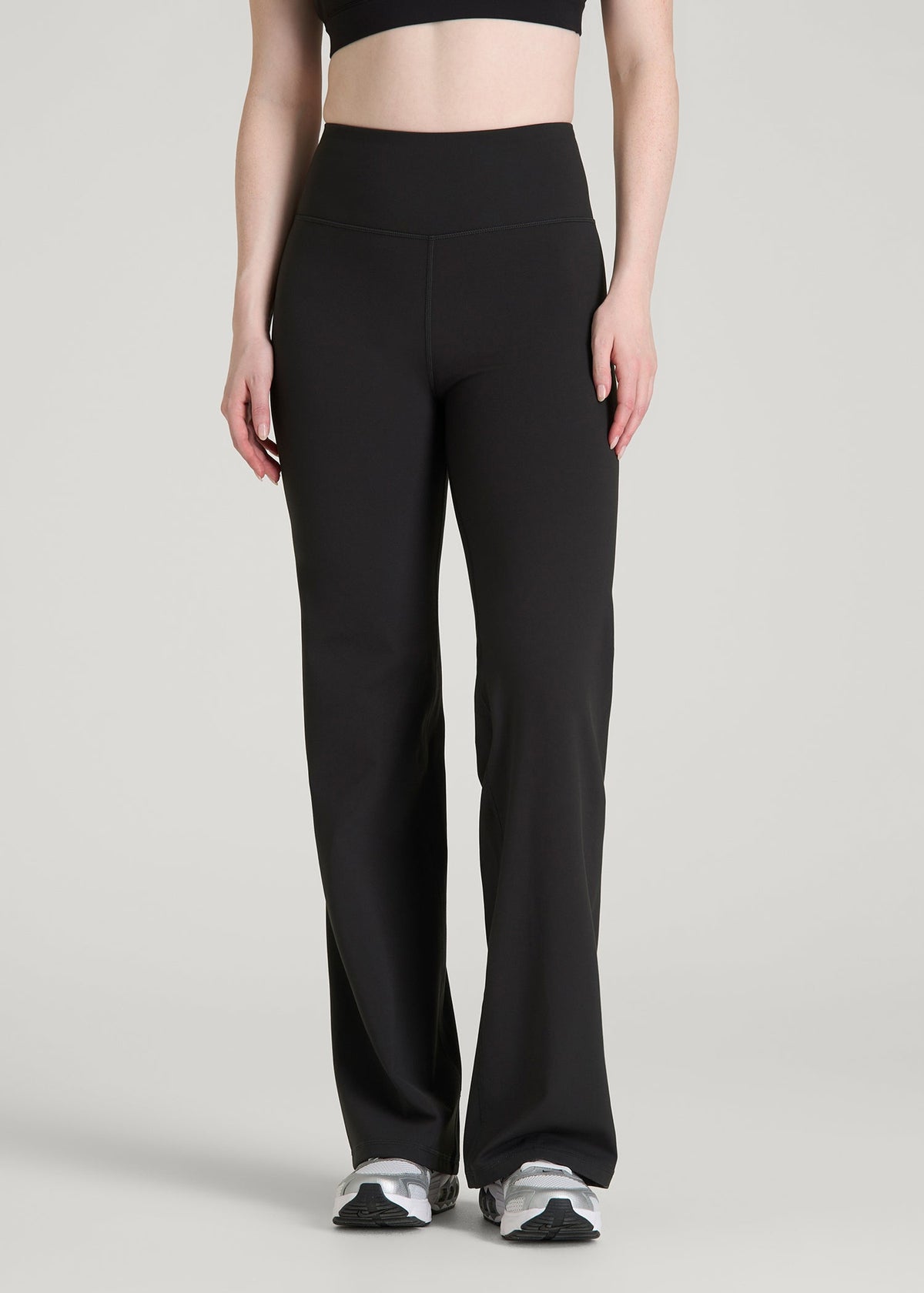 American Tall Outlet | Balance Wide Leg Yoga Pants for Tall Women in Black