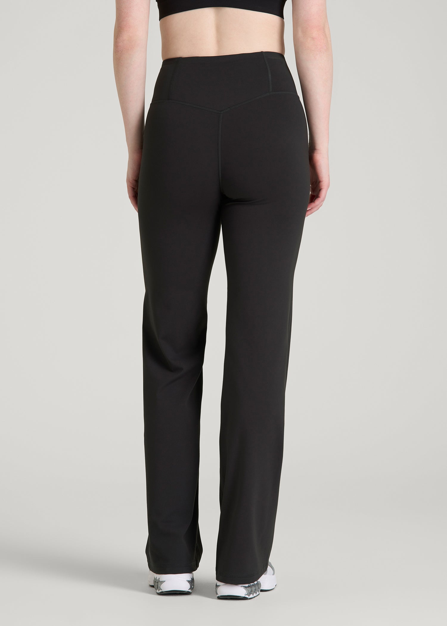 American Tall Outlet | Balance Wide Leg Yoga Pants for Tall Women in Black
