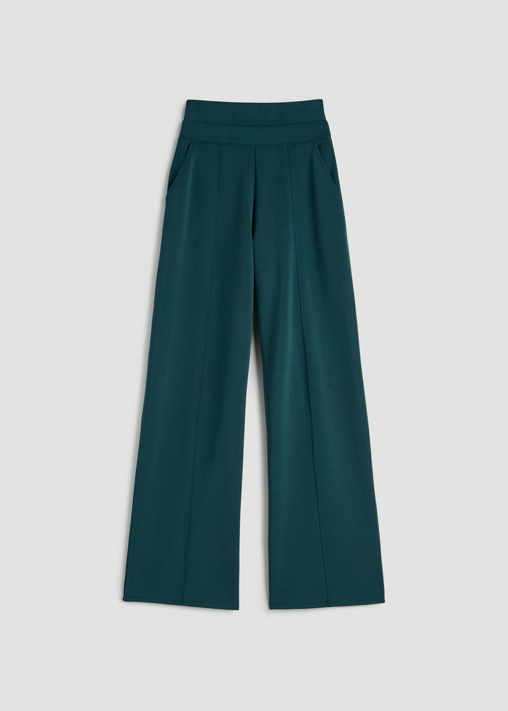 American Tall For Sale | Soft Motion Wide Leg Ultra High Rise Pant for Tall Women in Deep Teal