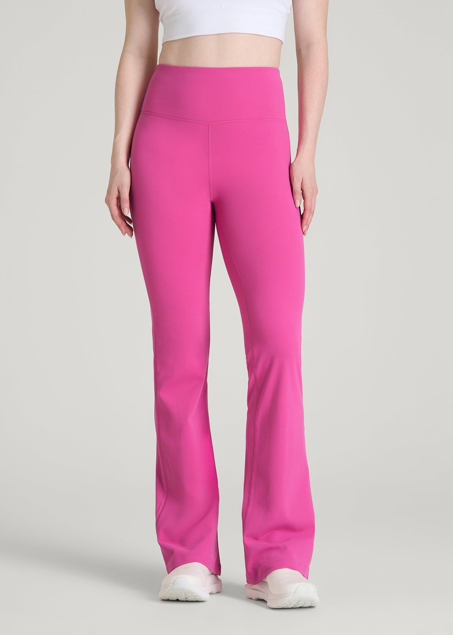 American Tall Online Shop | Balance Flare Yoga Pants for Tall Women in Magenta