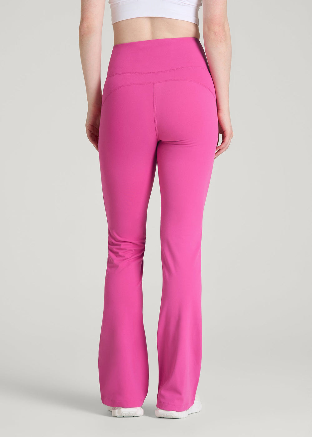 American Tall Online Shop | Balance Flare Yoga Pants for Tall Women in Magenta
