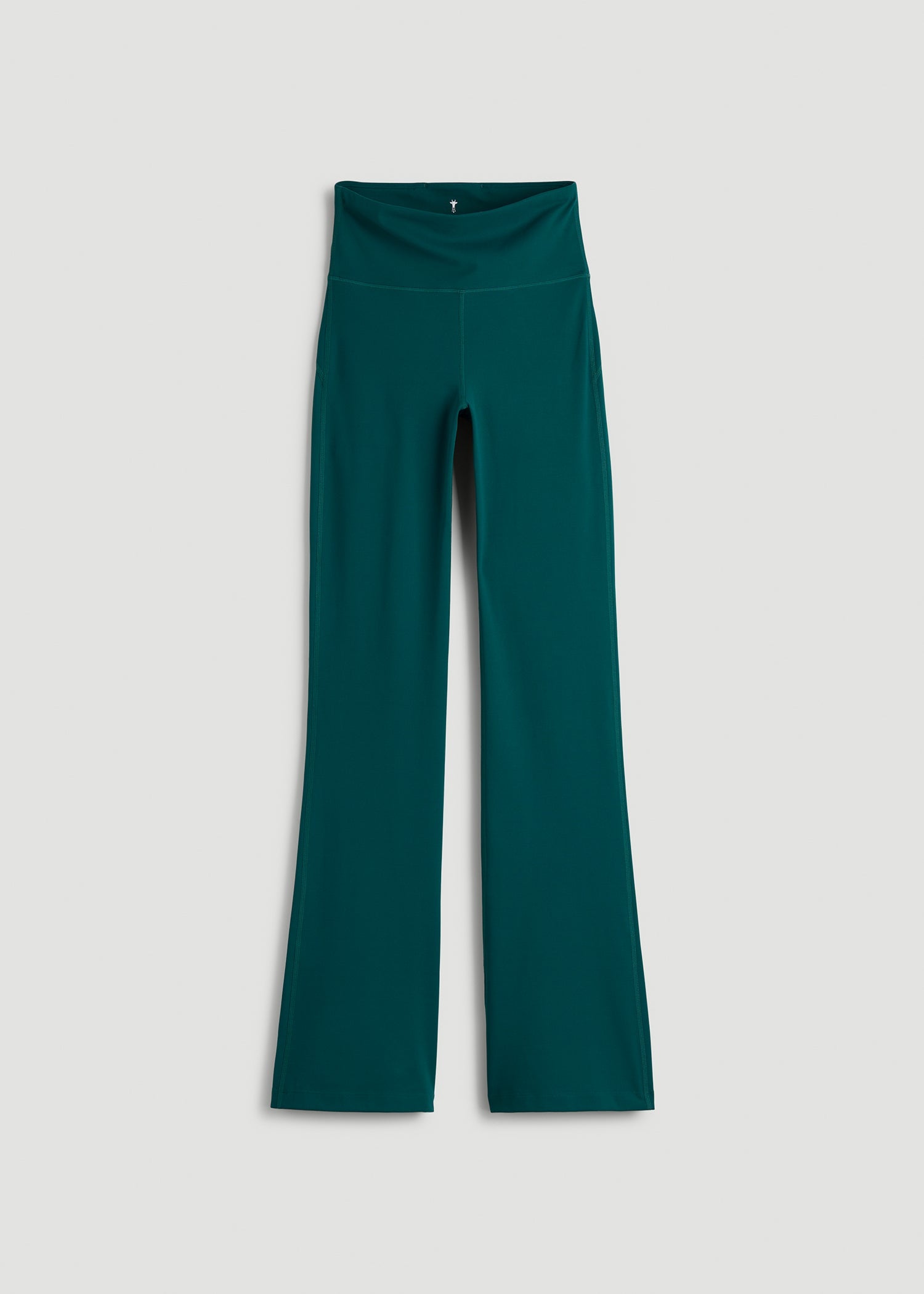 American Tall Discount | Balance Flare Yoga Pants for Tall Women in Deep Teal