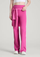 American Tall Online | Balance Wide Leg Yoga Pants for Tall Women in Magenta