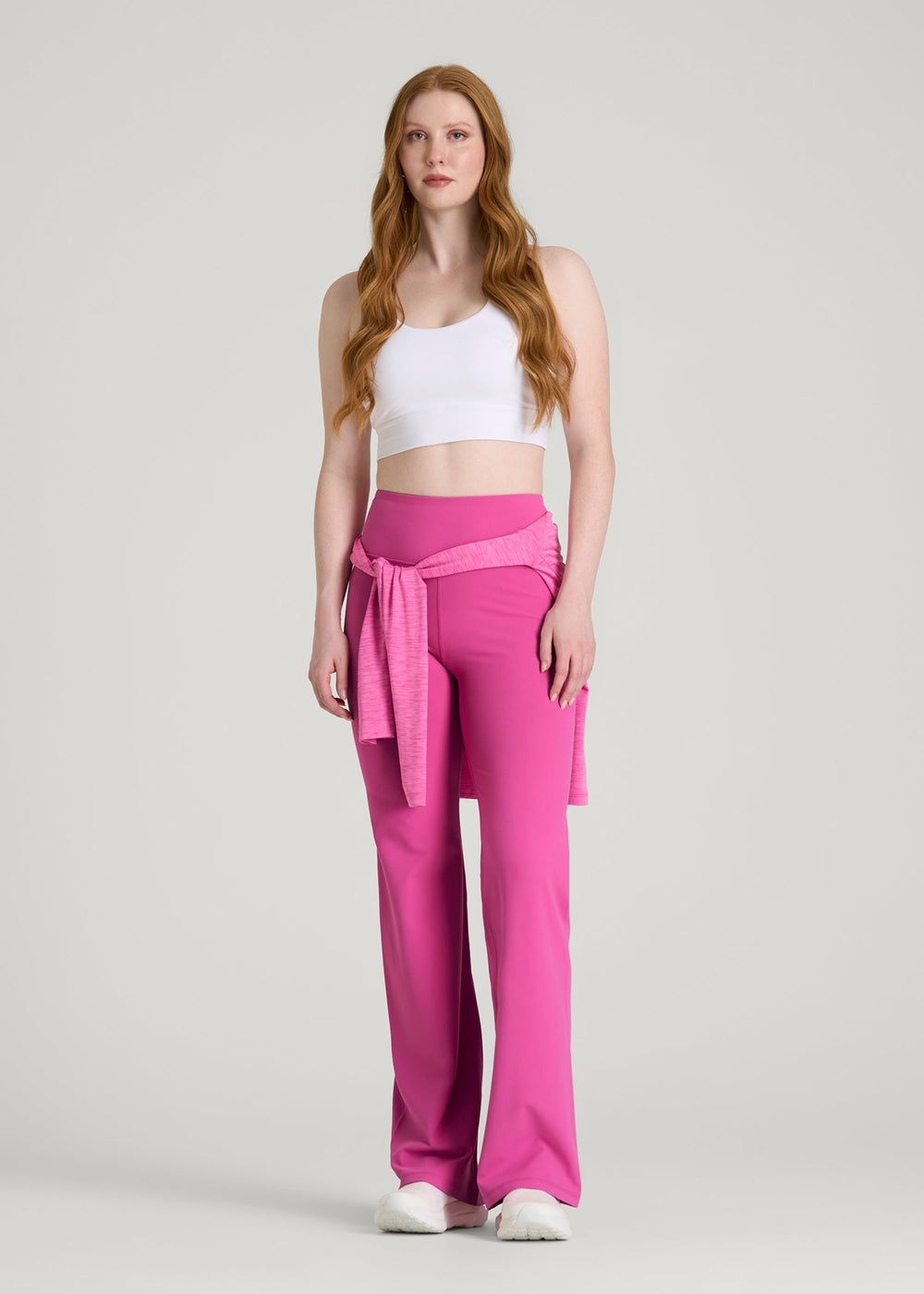 American Tall Online | Balance Wide Leg Yoga Pants for Tall Women in Magenta