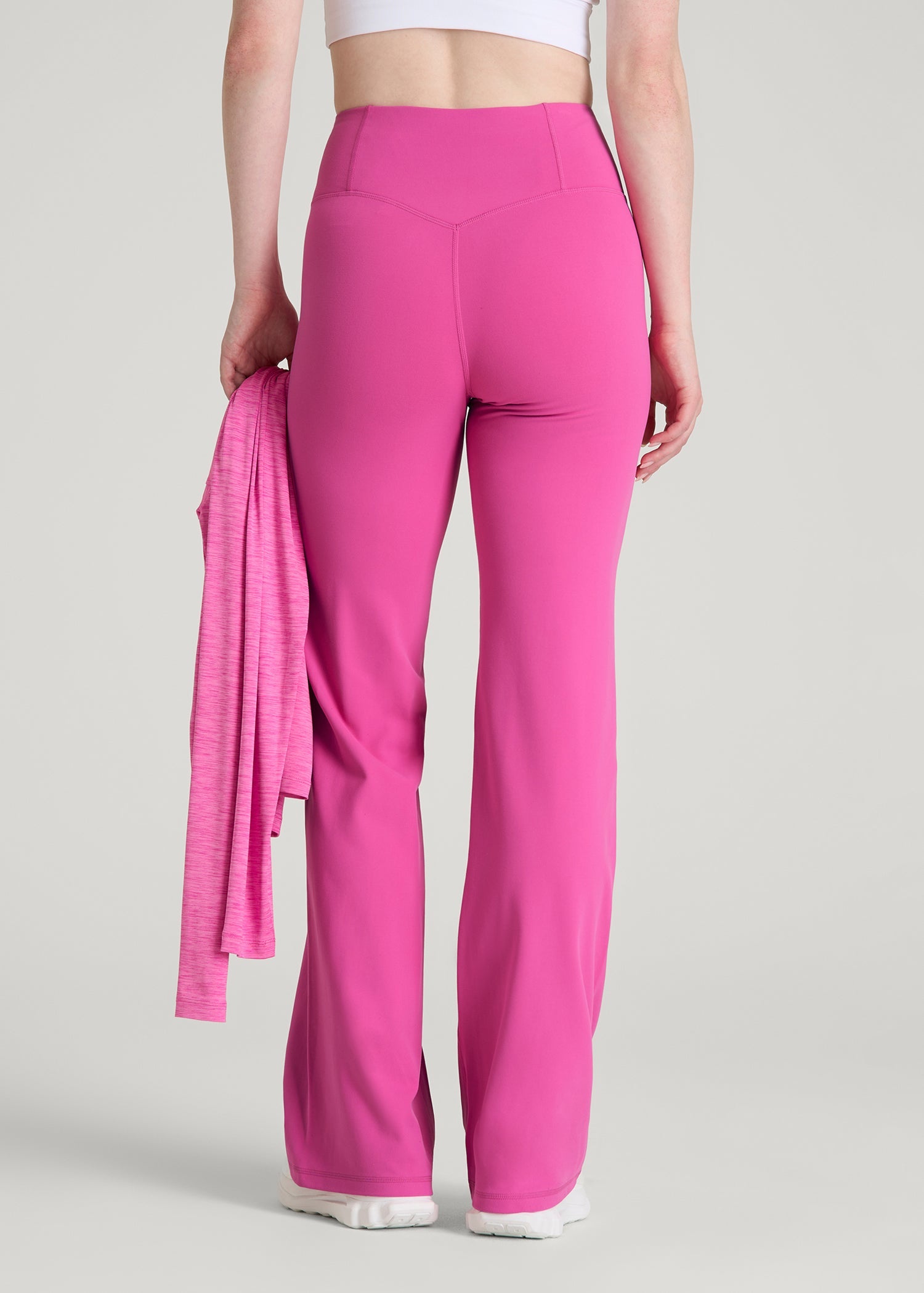 American Tall Online | Balance Wide Leg Yoga Pants for Tall Women in Magenta