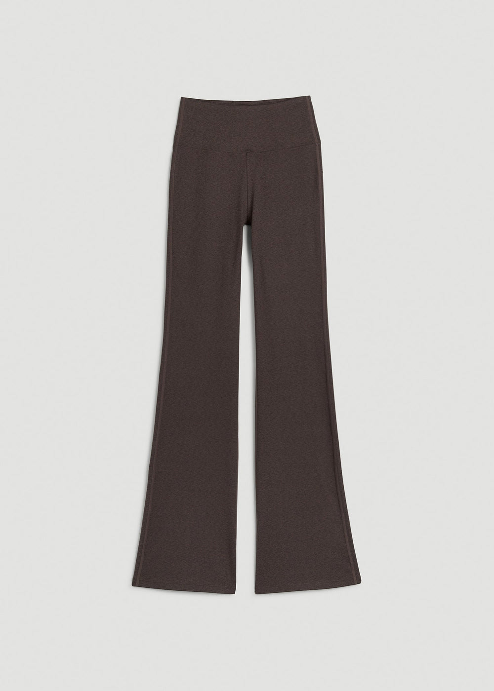American Tall Outlet | Ultra Soft High Rise Flare Yoga Pants for Tall Women in Espresso Mix