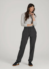 American Tall Online | High-Rise After Practice Pant for Tall Women in Black