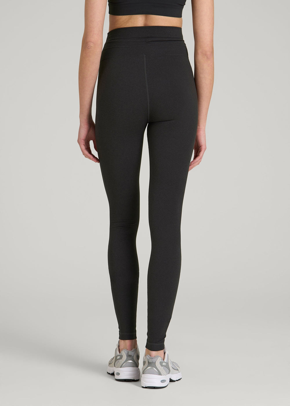 American Tall Outlet | Ultra Soft Yoga Leggings for Tall Women in Black Mix