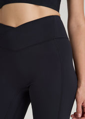 American Tall For Sale | Balance Cross Over Leggings for Tall Women in Black