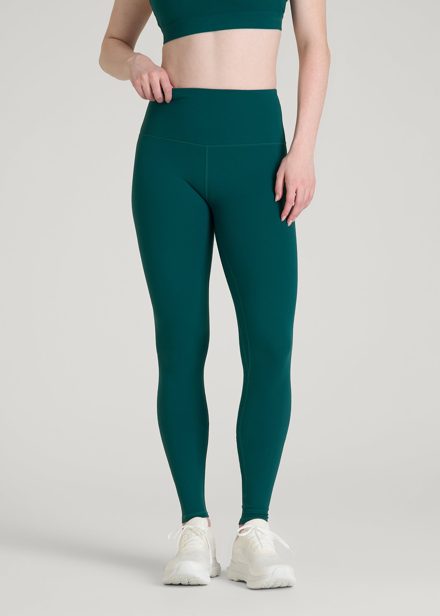 American Tall Online Shop | Balance High-Rise Leggings for Tall Women in Deep Teal