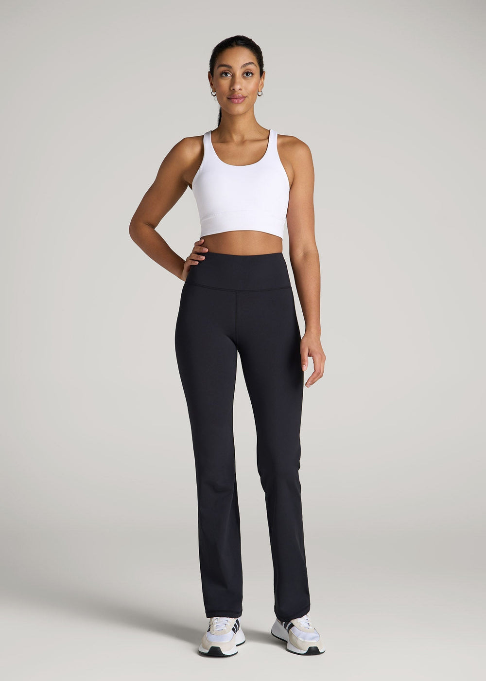 American Tall Sale | Balance Straight Leg Leggings for Tall Women in Black