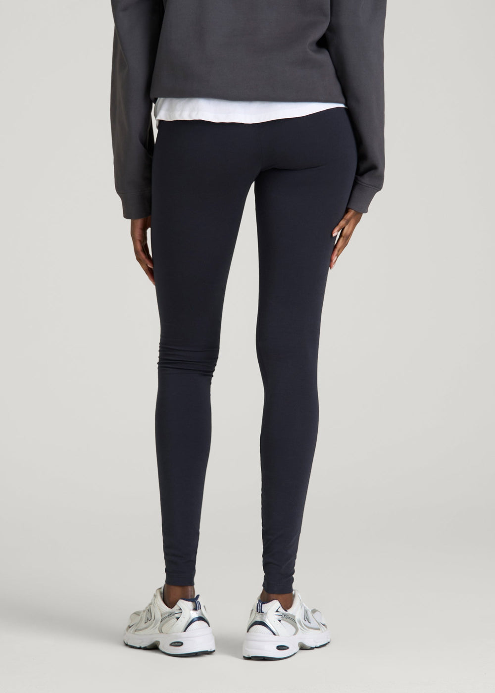 American Tall Outlet | Cotton Leggings for Tall Women in Deep Navy