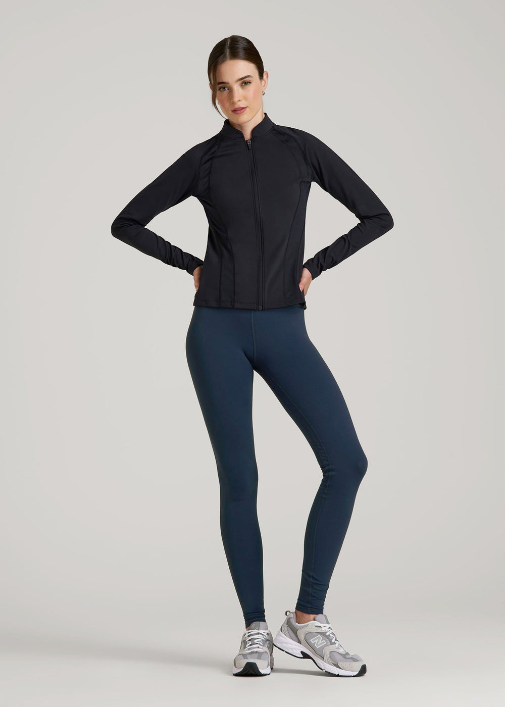 American Tall For Sale | Balance High-Rise Leggings for Tall Women in Navy Blue