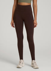 American Tall Online | Cotton Leggings for Tall Women in Espresso